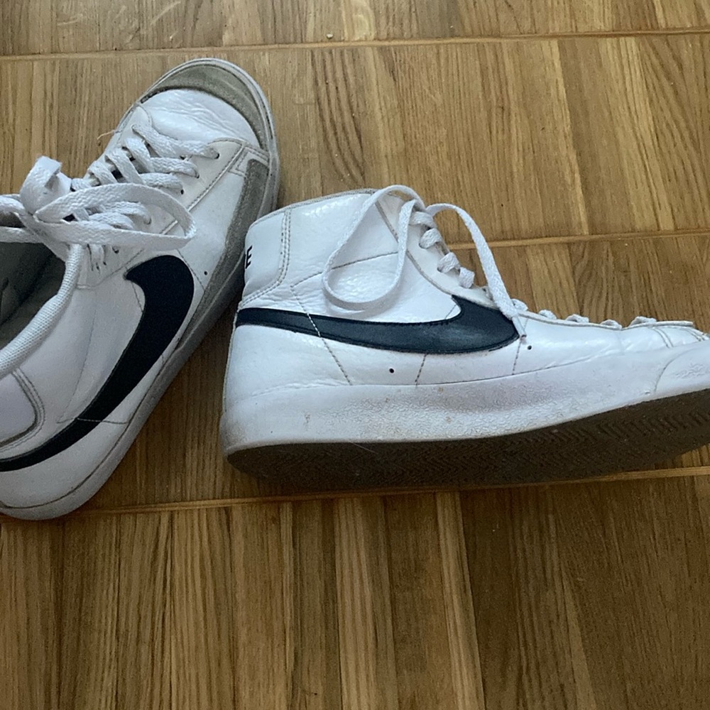 Nike women’s  White and Black Nike blazers
